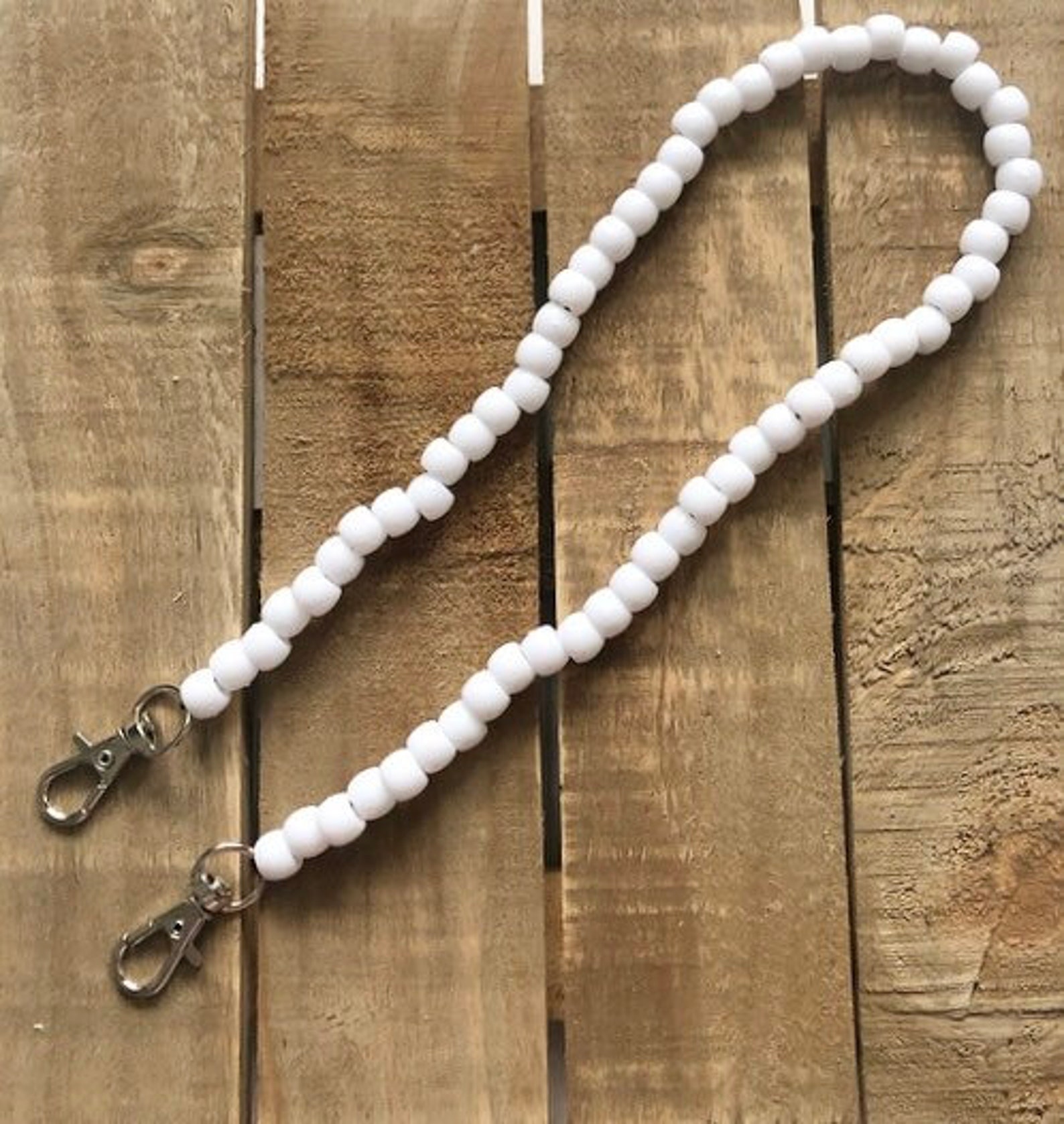 Bead Face Mask Lanyard Elastic Mask Lanyard Personalizable Etsy