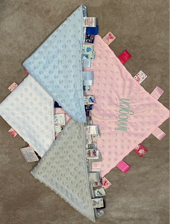 Personalised taggie blanket sale