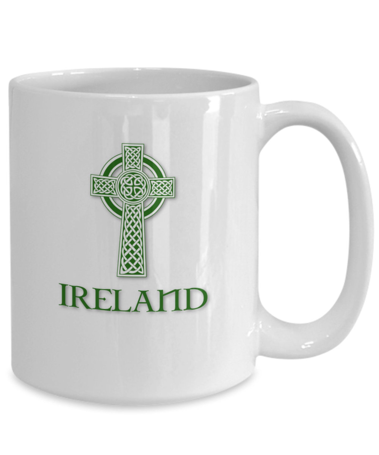 Irish Coffee Mug / Ireland Coffee Mug / Celtic Cross / Ireland Etsy