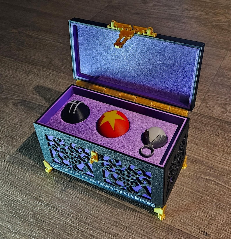 Coraline Ghost Children Eyes with Display Box, STL Files for 3D Printing (Digital Download) image 1
