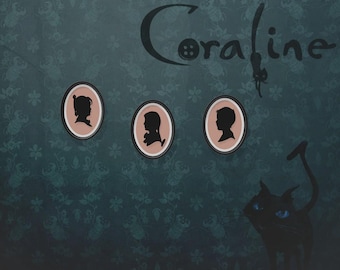 Coraline Geist Kinderbilder, STL 3D Druck Dateien (Digitaler Download)