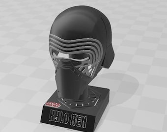 Star Wars Kylo Ren-helmstandaard STL-bestand (3D-print, direct downloaden)