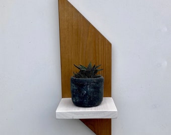 Geometric Wall Shelves, Choice of Colours, Hanging Wall Shelf.