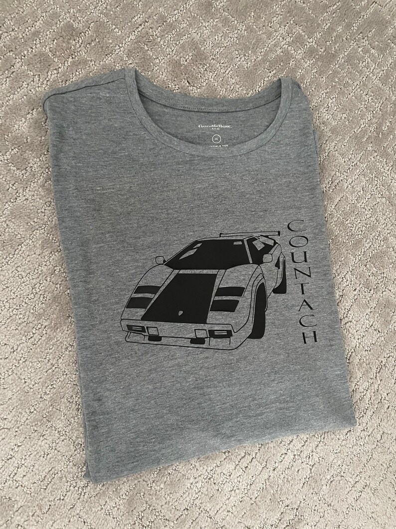 Kids Lamborghini Countach T-shirt - Etsy