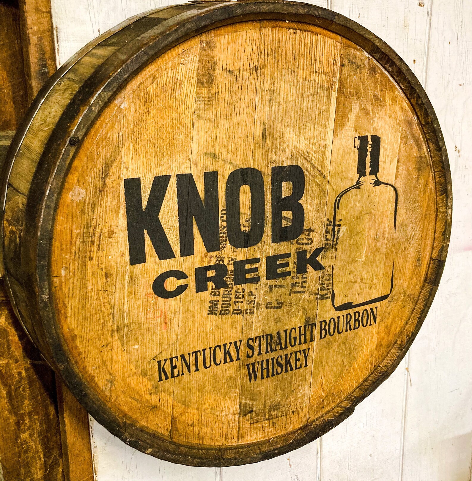 Knob Creek 1/4 Barrel 3D Wall Decor. Kentucky Bourbon Barrel Etsy