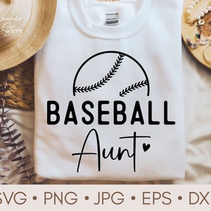 Baseball Aunt svg, Baseball Auntie svg, Baseball Season svg, Sports Aunt svg, Baseball Fan svg, Aunt Life svg, Baseball Aunt Shirt svg