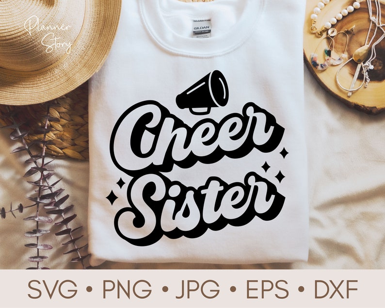 Cheer Sister Svg Png Cheerleader Svg Cheer Sis Svg Cheer - Etsy