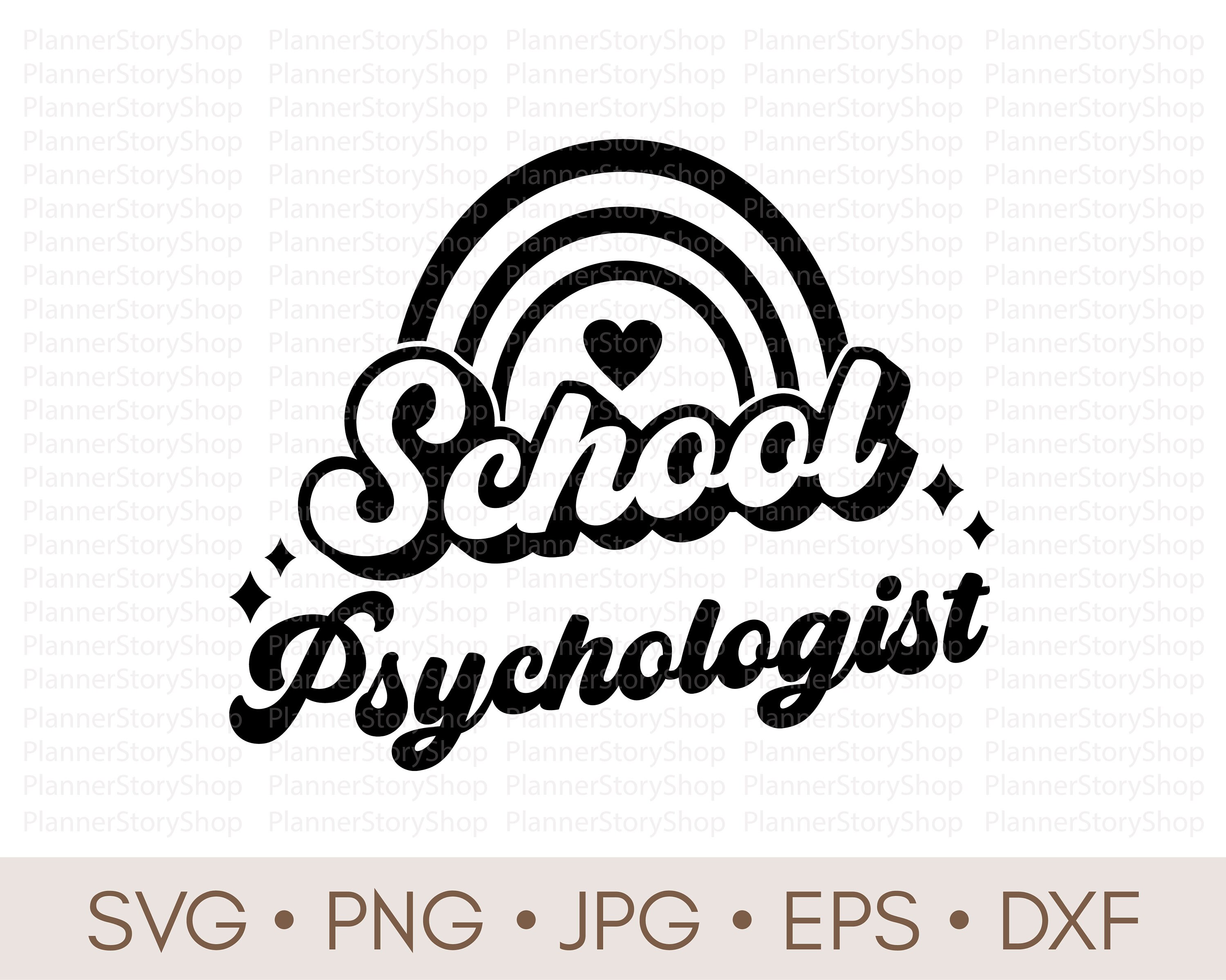 School Psychologist Svg Psychologist Svg School Psych Svg Etsy