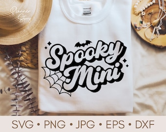 Spooky Mini Svg, Spooky Kids Svg, Kids Halloween Svg, Boo Svg, Spooky Babe Svg, Halloween Shirt, Mama and Mini ,Halloween Matching Family