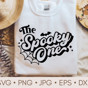 The Spooky One Svg, Baby Halloween Shirt, First Birthday Halloween, 1st Birthday Svg, Spooky Kid Svg, Kids Halloween Svg, Halloween Matching