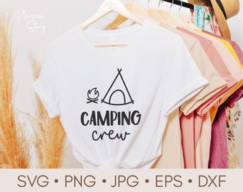 Camping crew svg | camping life svg | Camper svg | Outdoor Activities Svg | Summer Camping svg | Family vacation svg |Camping trip shirt svg
