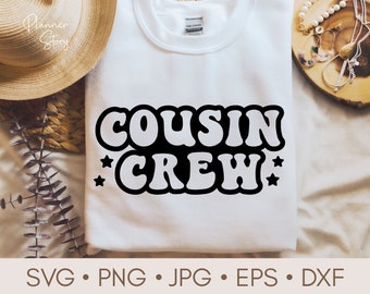 Cousin Crew Svg, Cousin Svg, Family Svg, Cousin Crew Shirt, Cousin Squad Svg, Cousin Team Svg, Boys Svg, Girls Svg, New to the Crew Svg