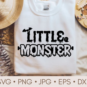 Kleines Monster svg, Kinder Halloween svg, Halloween Shirt svg, gruselige svg, lustige Halloween svg, Monster svg, Familie Halloween, gruselige Mini svg
