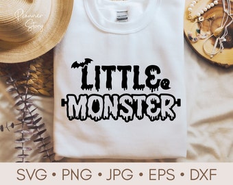 Little Monster Svg, Kids Halloween Svg, Halloween Shirt Svg, Spooky Svg, Funny Halloween Svg, Monster Svg, Family Halloween, Spooky Mini Svg