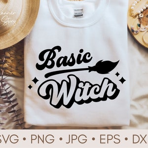 Basic Witch Svg, Halloween Quotes Svg, Witchy Svg, Halloween Witch Svg, Funny Halloween Svg, Halloween Shirt Svg, Mom Life Svg, Retro Svg