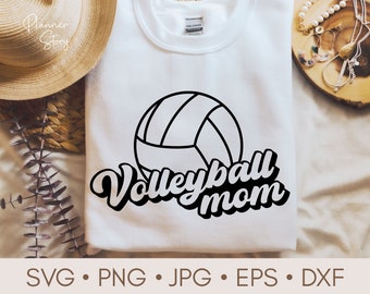 Volleyball Mom svg, Volleyball Mama svg, Volleyball Season svg, Sports mom svg, Volleyball Fan svg,Volleyball Mom Shirt svg cut file Cricut