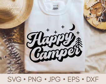 Happy Camper SVG, Camp Life, Camp Shirt, Adventure, Familie, Camping Reise, Sommer, Camping, Camper, Cricut