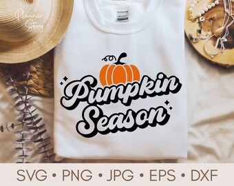 Pumpkin Season Svg, Thanksgiving Svg, Retro Halloween Svg, Halloween Quotes Shirt Svg, Thankful Svg, Pumpkin Spice Svg, Retro Fall Svg