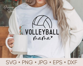 Volleyball Mama svg, Volleyball Mom svg, Volleyball Season svg, Sports mom svg, Volleyball Fan svg,Volleyball Mom Shirt svg cut file Cricut