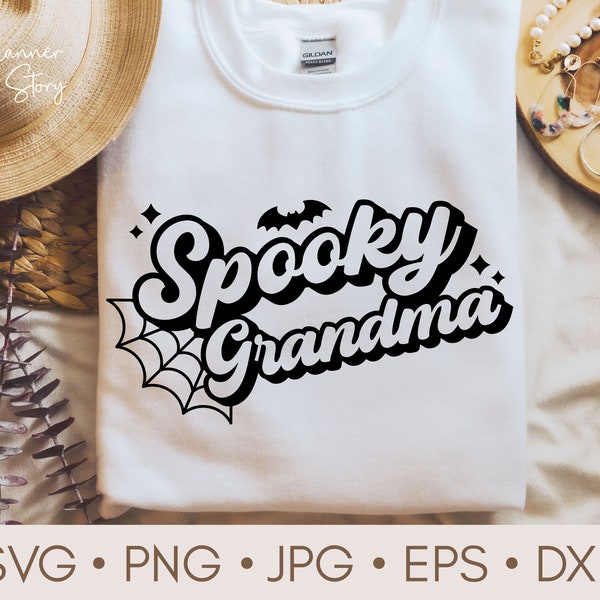 Spooky Grandma Svg, Family Halloween Svg, Spooky Vibes Svg, Halloween Vibes Svg, Halloween Shirt, Halloween Matching Family, Spooky Family