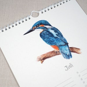Immerwährender Kalender Vögel / Geburtstagskalender/ ewiger Kalender / Vogelkalender