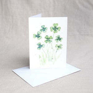 Biglietto pieghevole Lucky Clover con busta