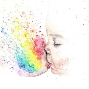 Art Print 'Breastfeeding Rainbow'