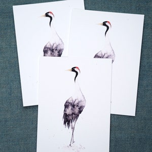 Carte postale 'Grue 1'