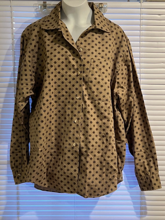 Vtg meNs button up by orvis