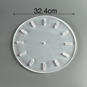 EXTRA LARGE 32.2cm, Clock Face Mould, Silicone Mould, Resin Mould, Epoxy, Casting, UV, Number mould, Epoxy Resin Moulds, Time, Resin tools