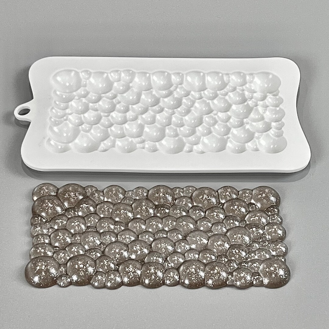 Resin Silicone Bubble Mould, Dome Cluster Mould, Wave Mould, Water ...