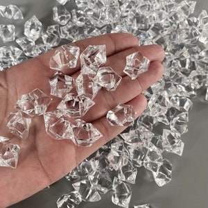 Large Craft Jewels Pack 30 Self Adhesive 3D Acrylic Gems Kids