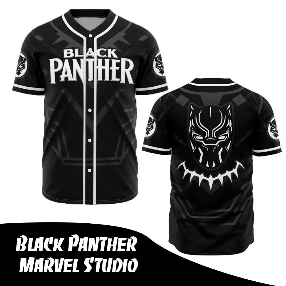 Black Panther Marvel Studio - Jersey baseball - Sport