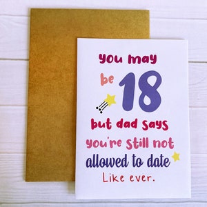 Printable 18th Birthday Card, Funny 18th Birthday Card, 18th Birthday ...