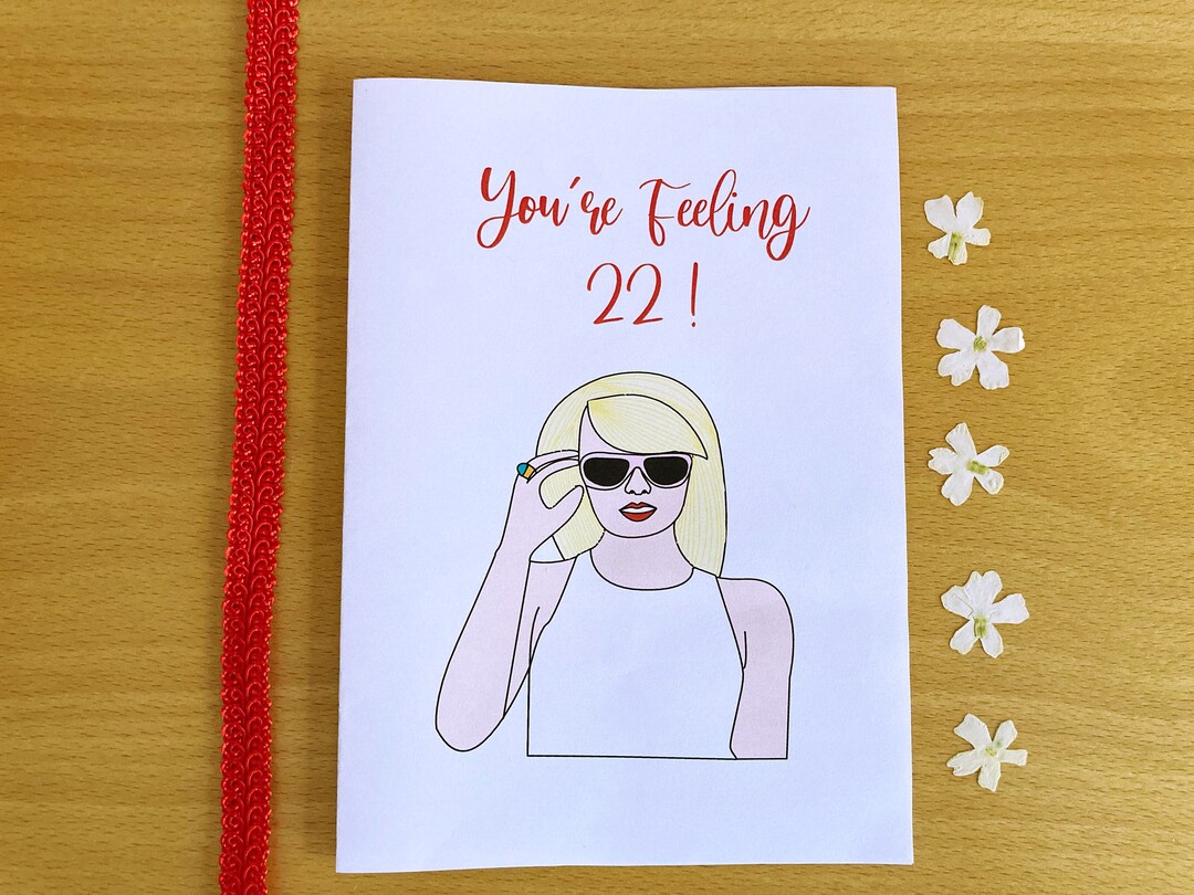 Taylor Swift 22 Greeting Card for Sale by violetskiess