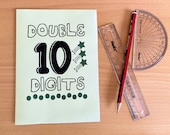 Printable 10th Birthday Card, 10th Birthday Card, Double Digits, Kids Birthday Card, 10 Years Old, The Big 10