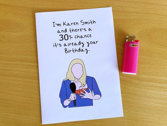 Printable Mean Girls Birthday Card Karen Smith Mean Girls | Etsy