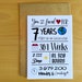 Printable 7th Birthday Card, Loved for 7 Years, 7th Birthday, Instant ...