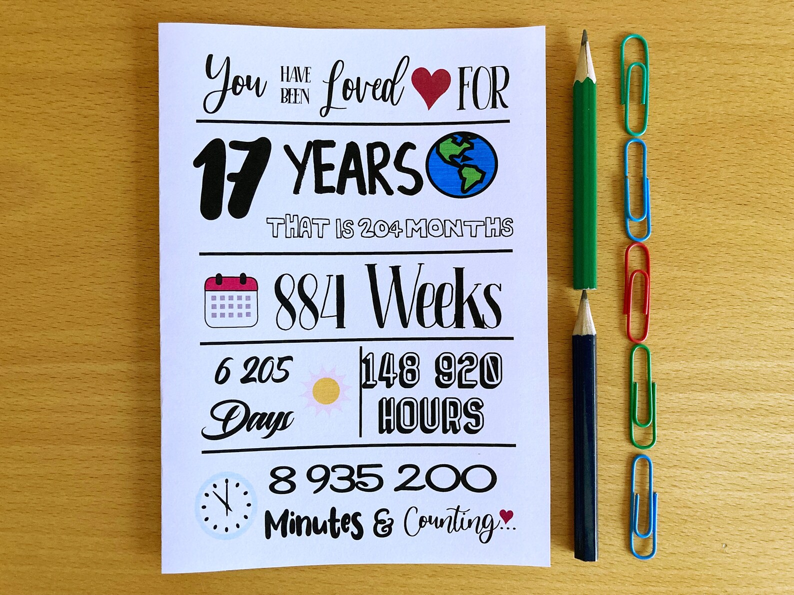 Printable 17th Birthday Card 17th Birthday Loved For 17 Etsy Ireland Printable 17th Birthday Card 17th Birthday Loved For 17 Etsy Ireland