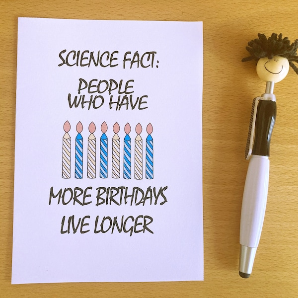 Geeky Birthday Card - Etsy