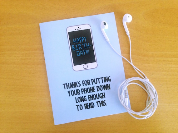 Funny Birthday Card For Teens