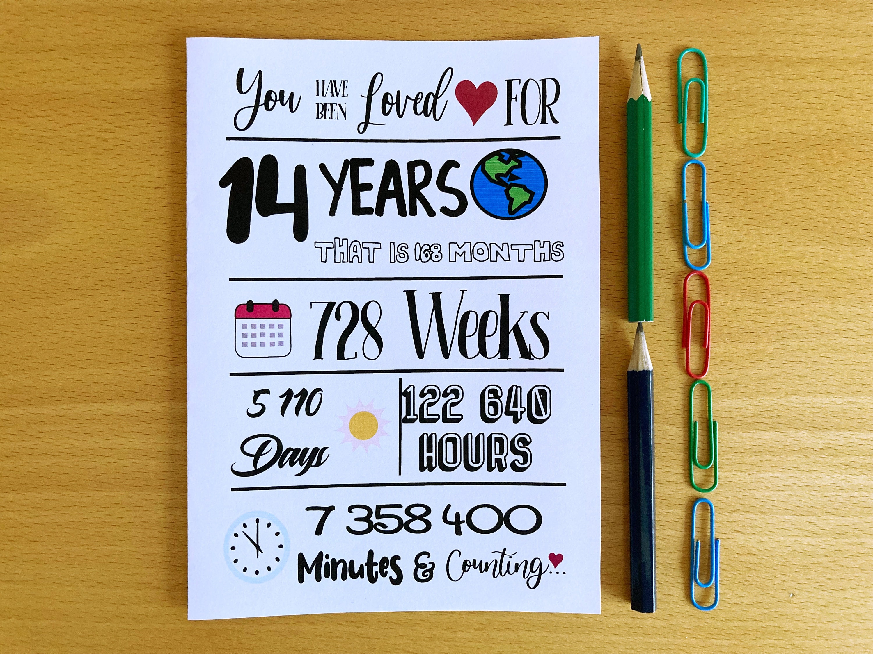 Happy 14th Birthday Free Printable Coloring Pages