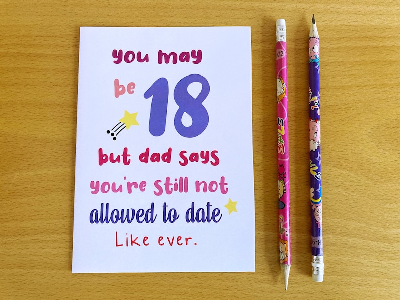 Printable 18th Birthday Card, Funny 18th Birthday Card, 18th Birthday ...