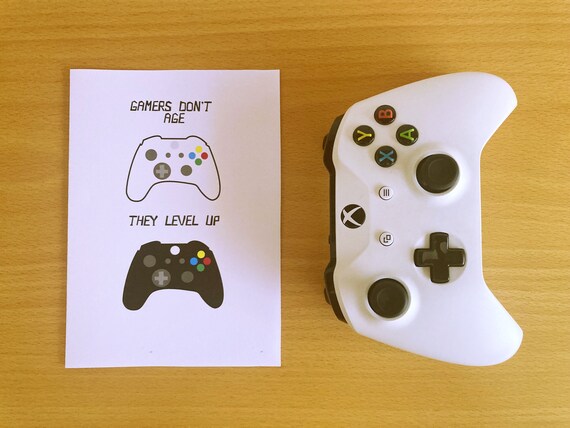 Printable Gamer Birthday Card Teen Birthday Card Tween - Etsy