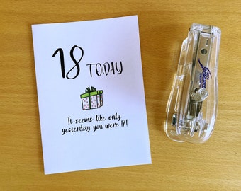 Printable 18th Birthday Card, 18th Birthday, Funny 18th Birthday Card, 18 Years