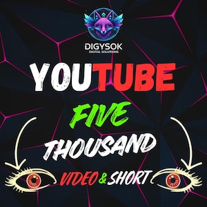 YouTube Marketing | Videos/Shorts Promotion | Safe and Organic | Digital Services