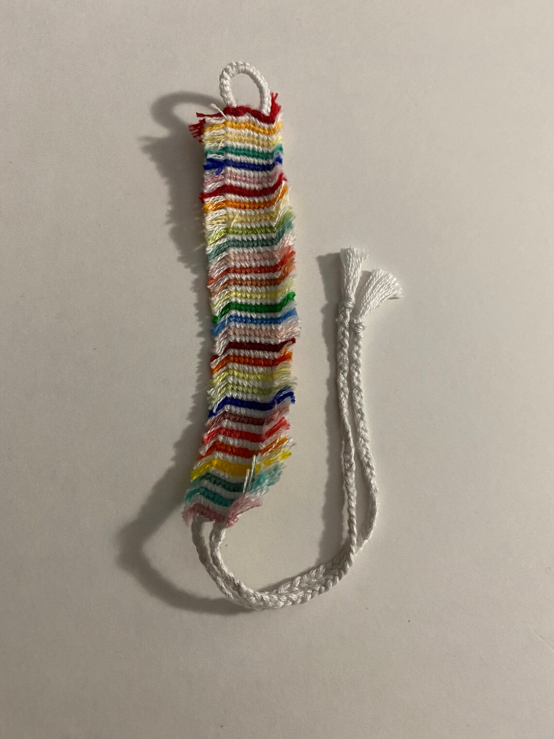 Recycled Rainbow Rag Rug Bracelet Etsy