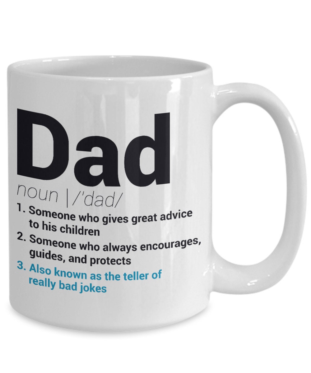 Dad Definition Mug Noun Daddy Cup Fathers Day/birthday Etsy UK