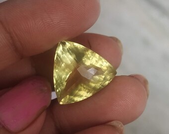 Trillion Shape Loose Stones Faceted Gemstone DIY Finding Supplies Red Hydro Quartz 15 mm Trillion Shape Red Hydro Quartz Gemstone