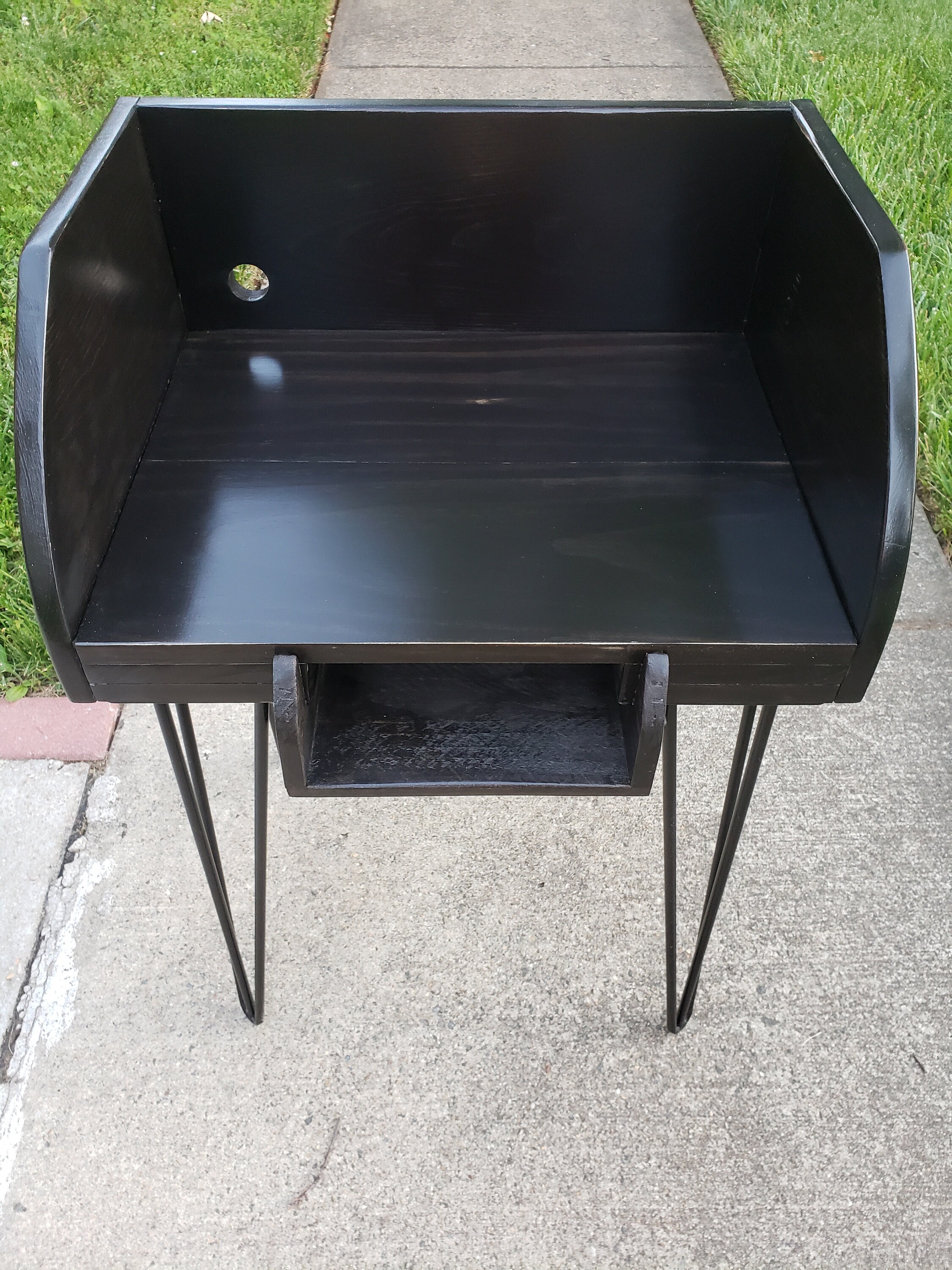 Impresora de madera y soporte de almacenamiento de papel The | Etsy